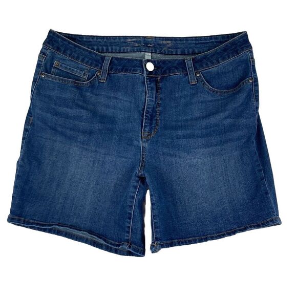 Seven7 Pants - Seven 7 Womens Weekend Jean Shorts High Rise Size‎ 16 (36 Measured Waist)